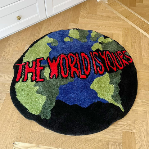 LAKEA Earth Round Mat sofa bedroom use for soft comfort
