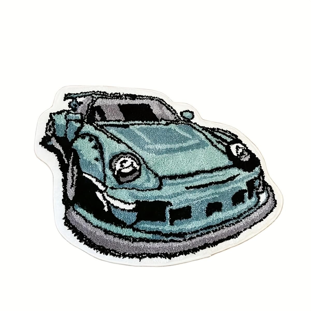 LAKEA Enthusiast green rug kid-friendly surface; soft and durable for daily play