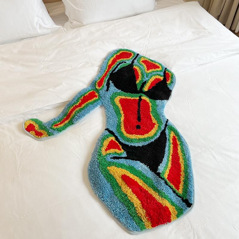 LAKEA living room and bedroom decor with this bold statement rug.