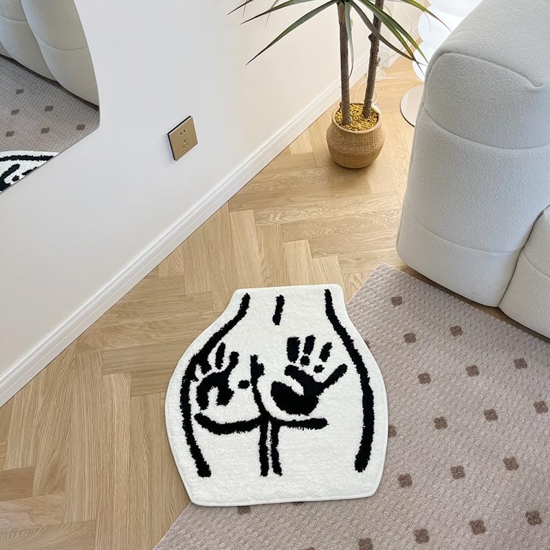 LAKEA Sexy Bathroom Tufted Rug ideal for bedside decor and cozy mornings