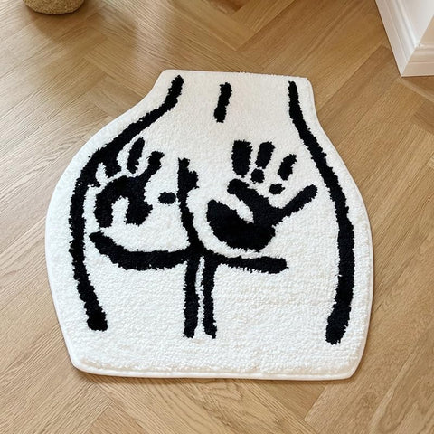 LAKEA Sexy Bathroom Tufted Rug features soft plush texture for cozy underfoot comfort