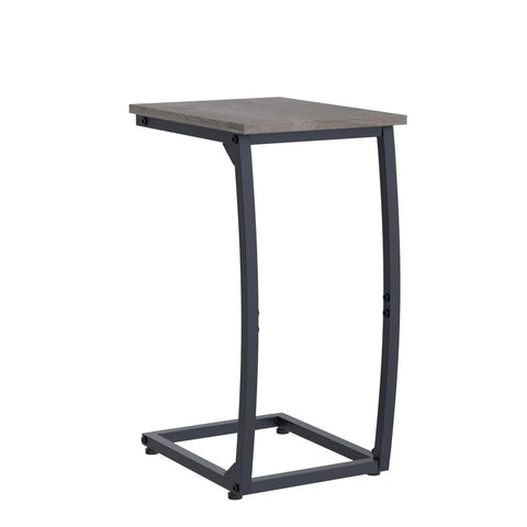 LAKEMID C-Shaped End Table MDF waterproof top, quick wipe clean.