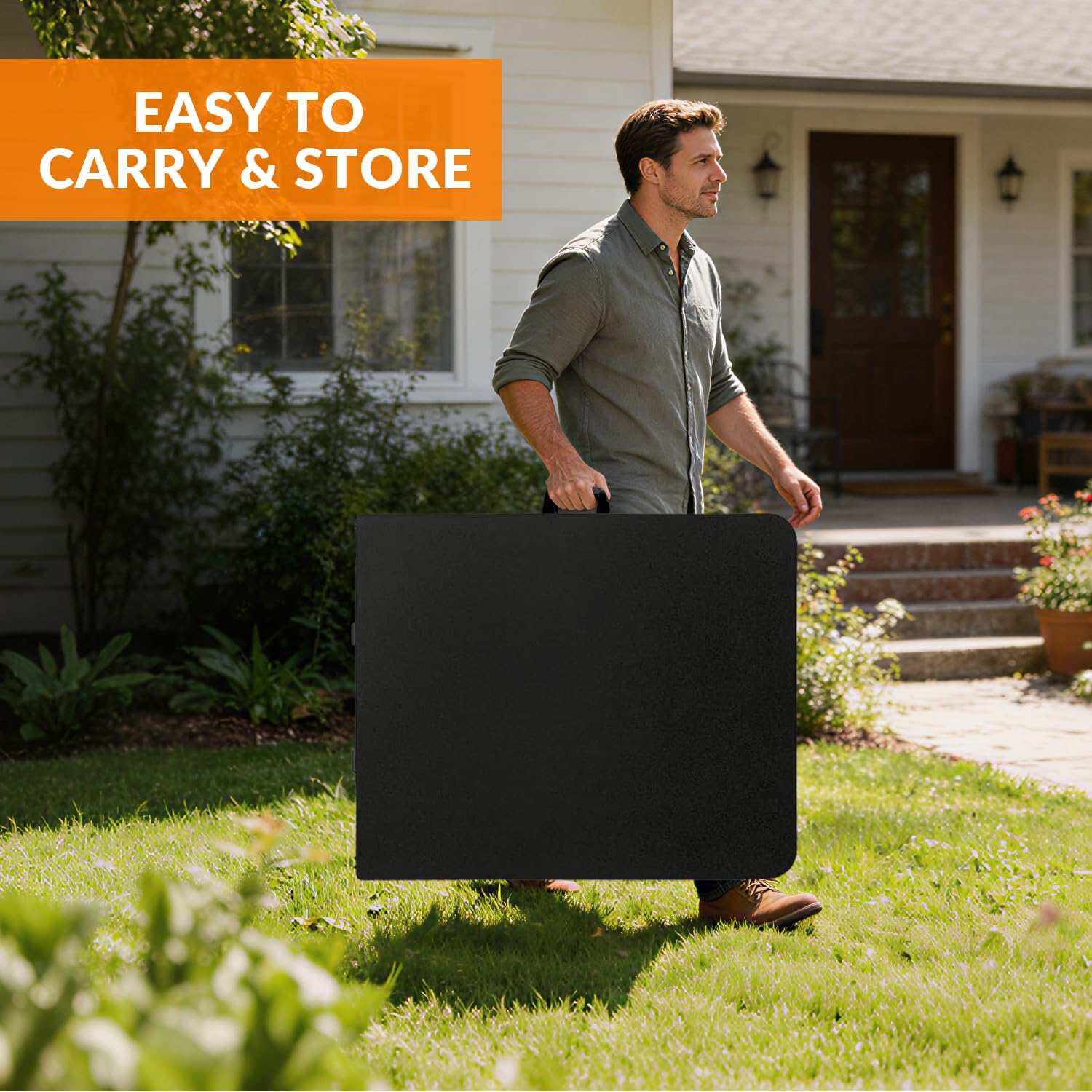 Lakhow 6ft rust resistant legs provide reliable stability indoors or outdoors