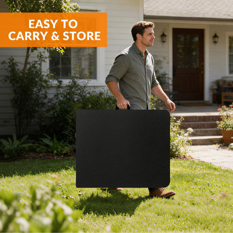 Lakhow 6ft rust resistant legs provide reliable stability indoors or outdoors