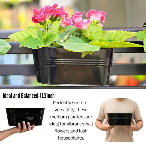 LaLaGreen planters with detachable hooks for versatile hanging