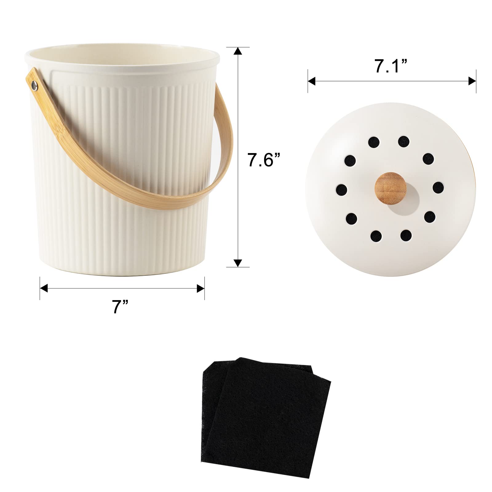 LALASTAR fits on the counter or under the sink for convenience.