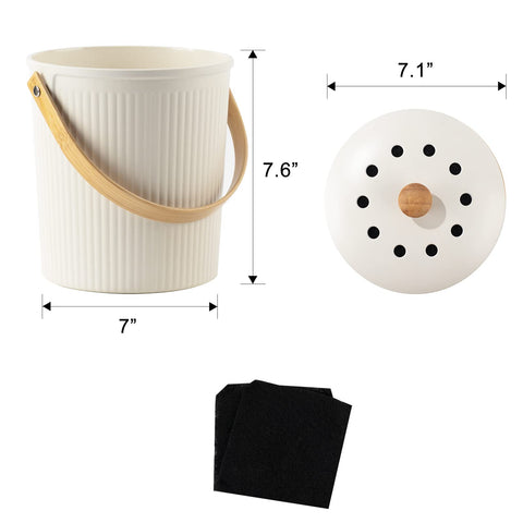 LALASTAR fits on the counter or under the sink for convenience.