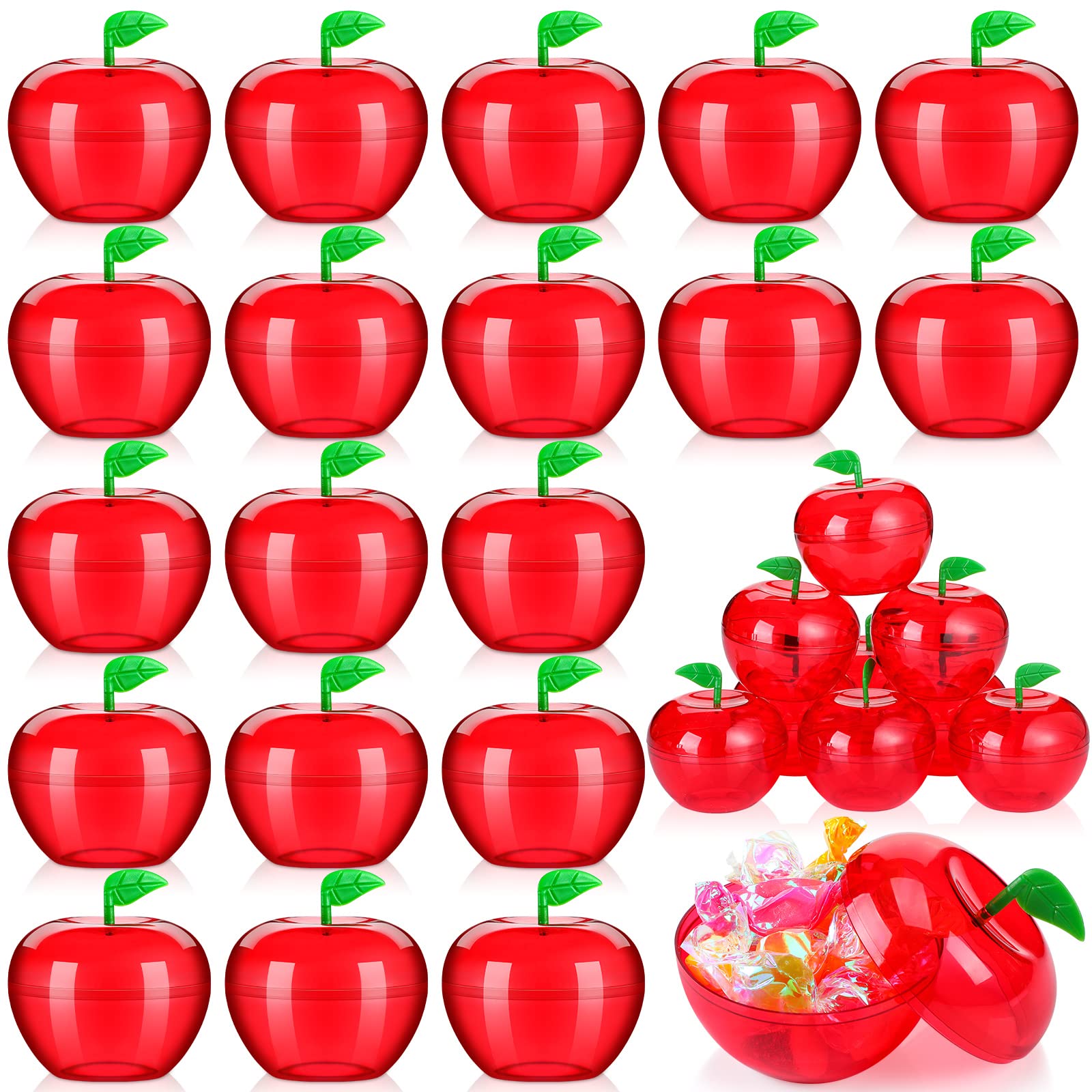 Lallisa apple container 100-pcs boxed set for easy gifting and sharing