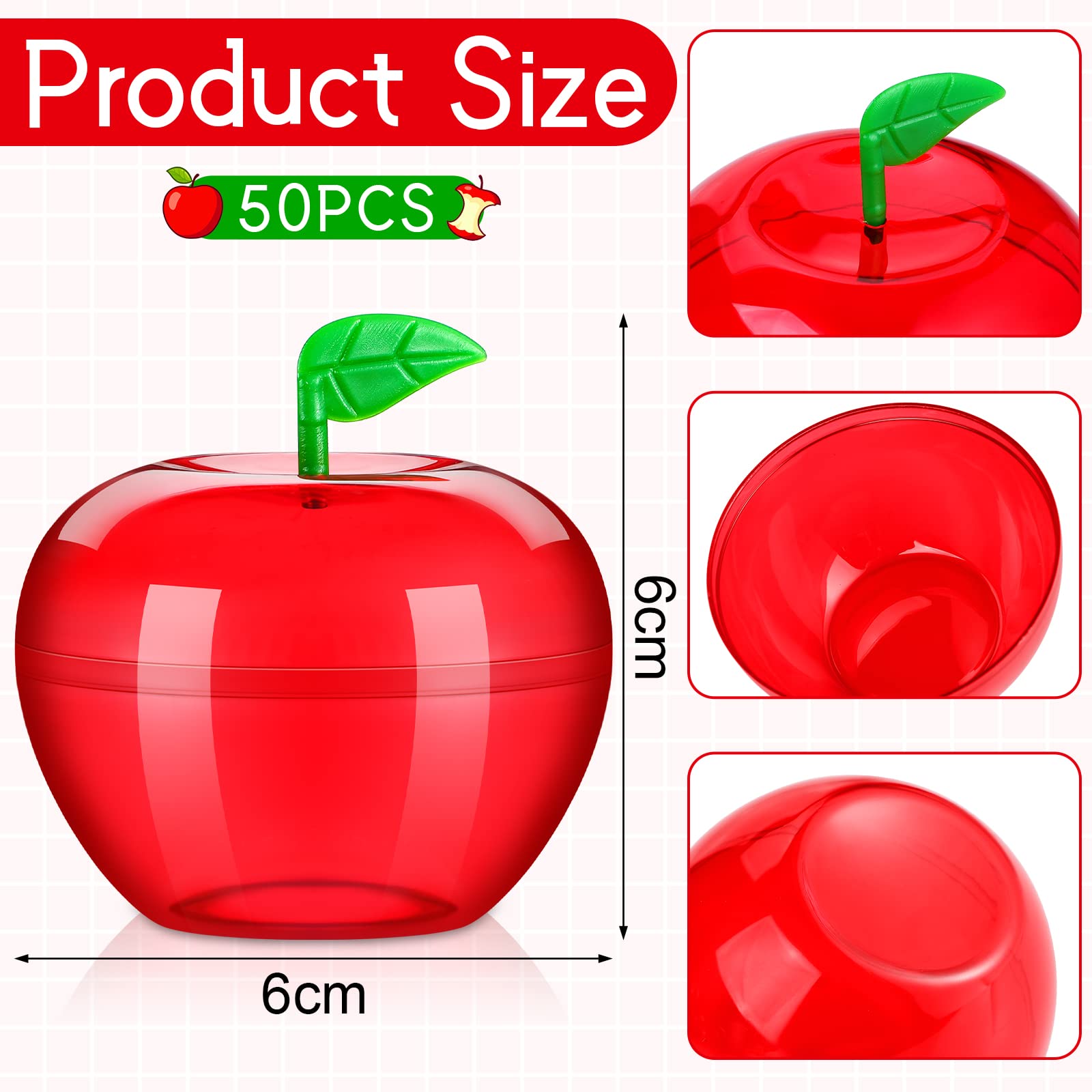 Lallisa apple container lid with leaves assembly demonstrated for simple setup