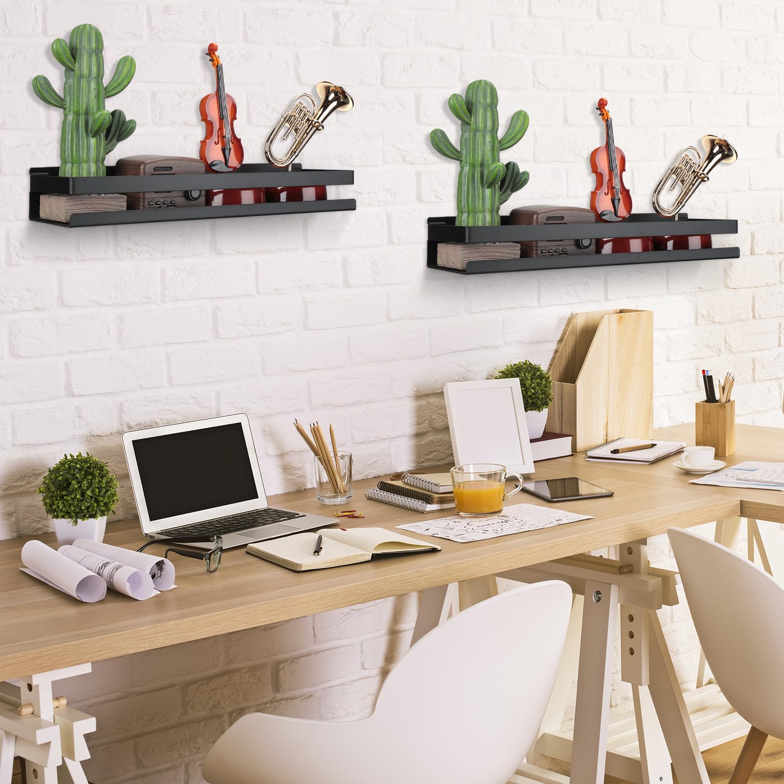 Lallisa corrosion-resistant shelf ideal for humid environments like bathrooms.