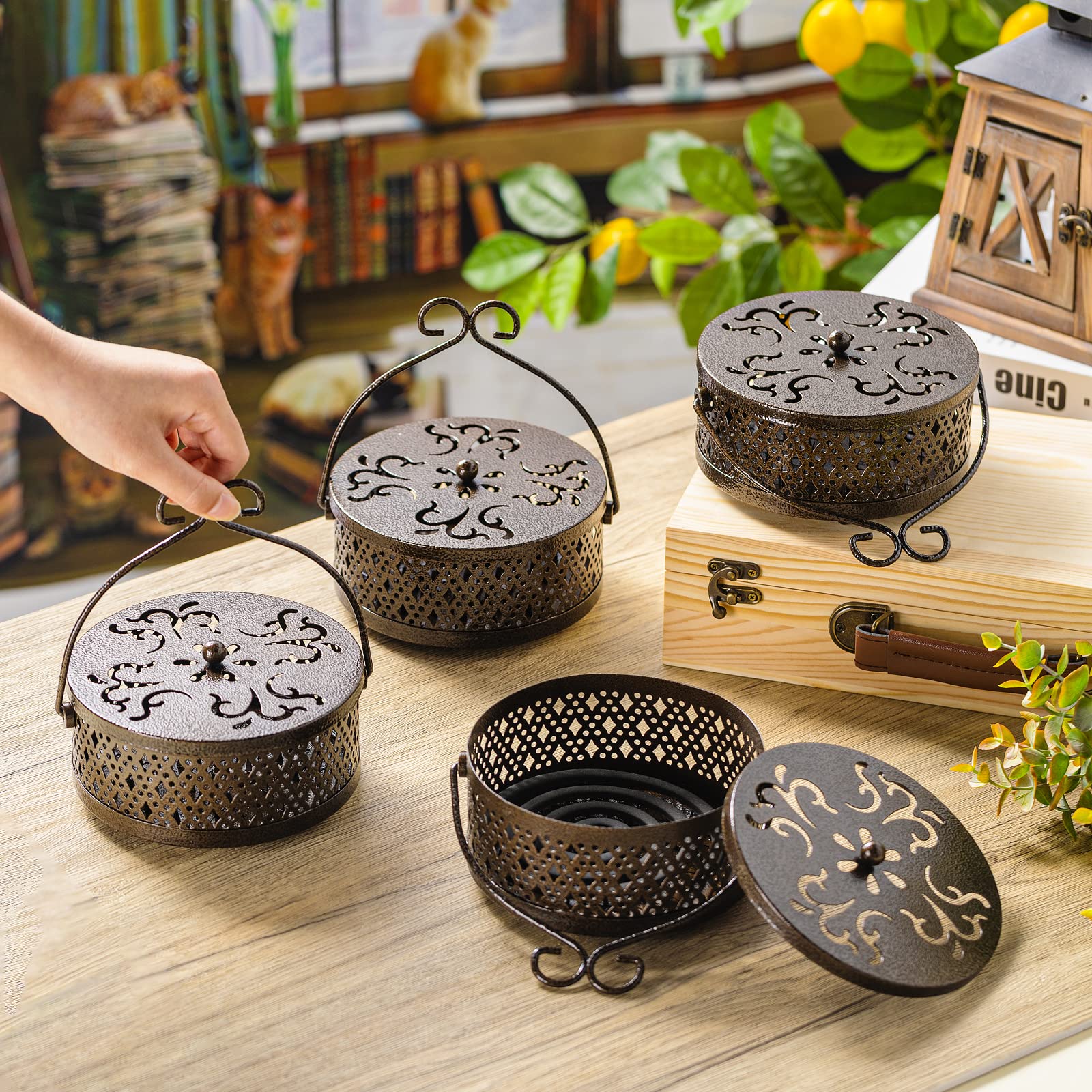 Lallisa portable burner for camping and indoor use.