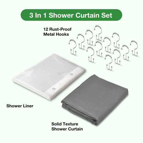 Lameirose clear liner with magnets shows tub-hugging edge for splash control.