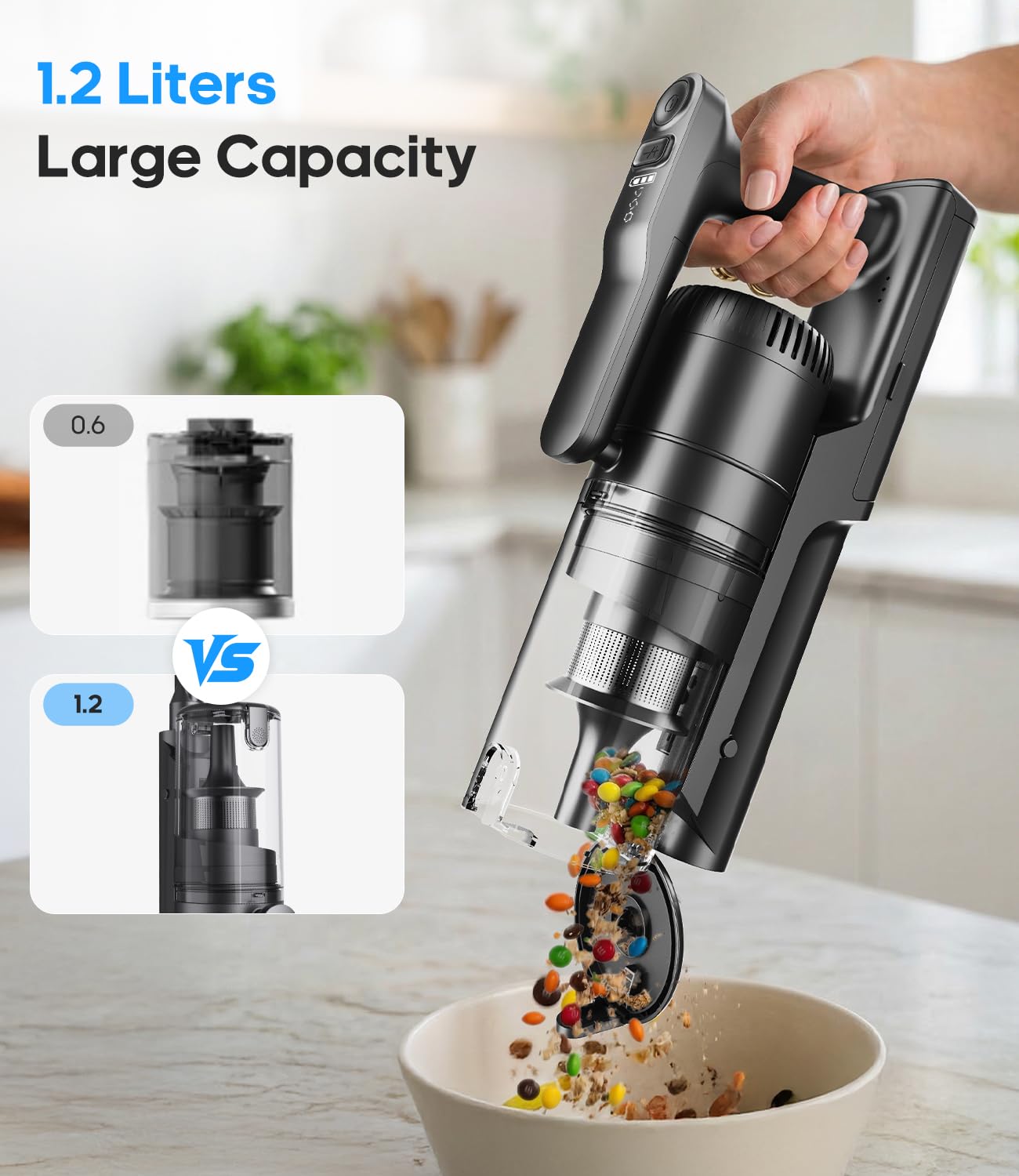 LAMEIZ up to 55 minutes runtime supports whole-home cleaning.