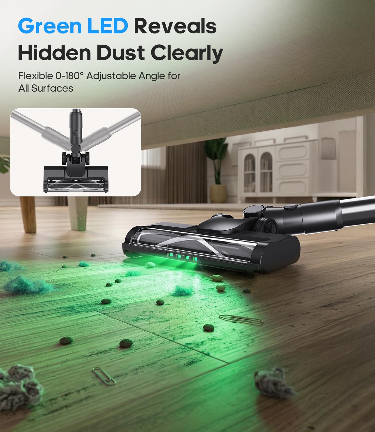 LAMEIZ 7-layer filtration captures fine dust for cleaner indoor air.