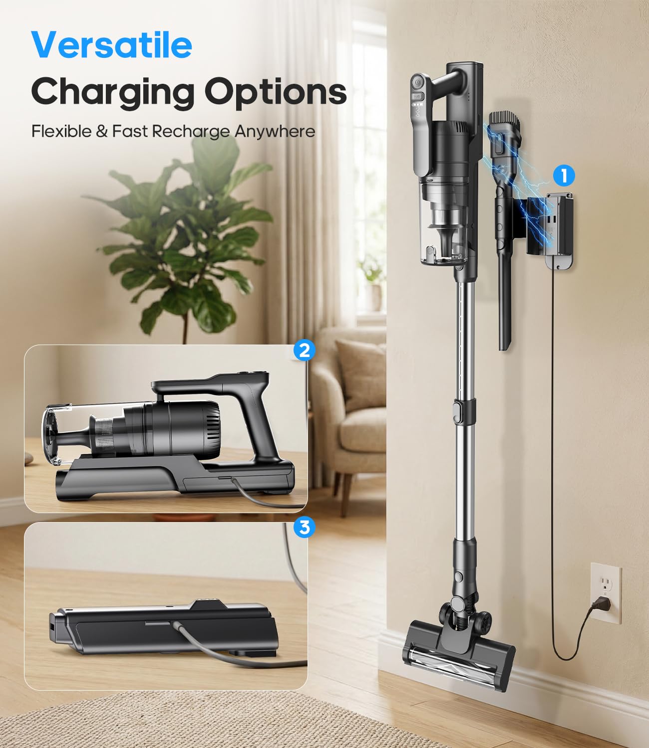 LAMEIZ low-noise brushless motor operates quietly for home use.