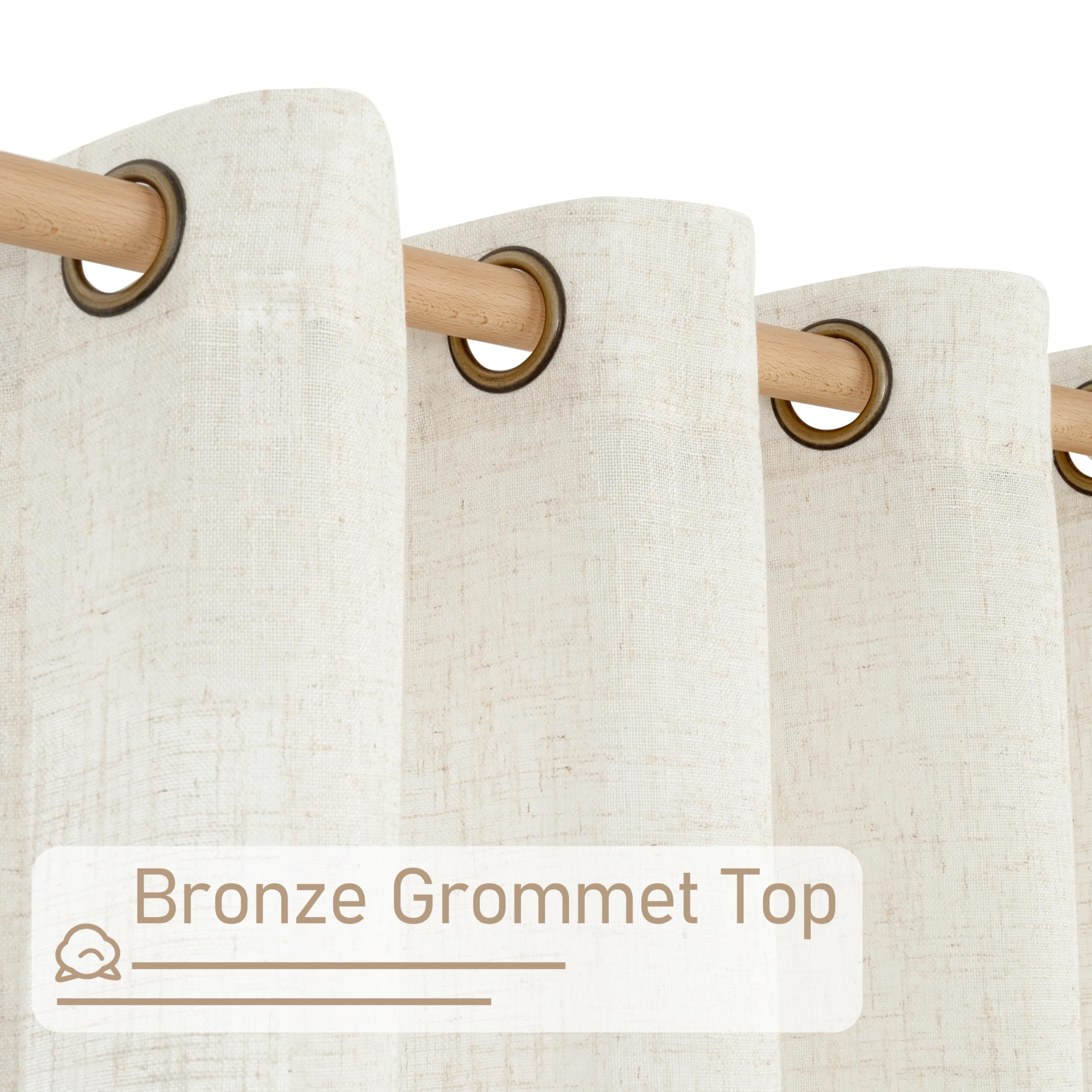 LAMIT airy, breathable curtains diffuse light while allowing airflow in living rooms.
