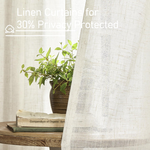 LAMIT airy breathable weave provides hazy privacy and airflow.