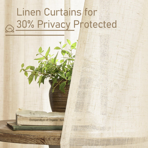 LAMIT light-filtering curtain creating a gentle ambient glow