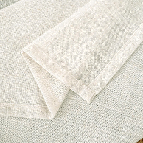 LAMIT cream linen curtains suit living rooms, bedrooms, and dining areas.