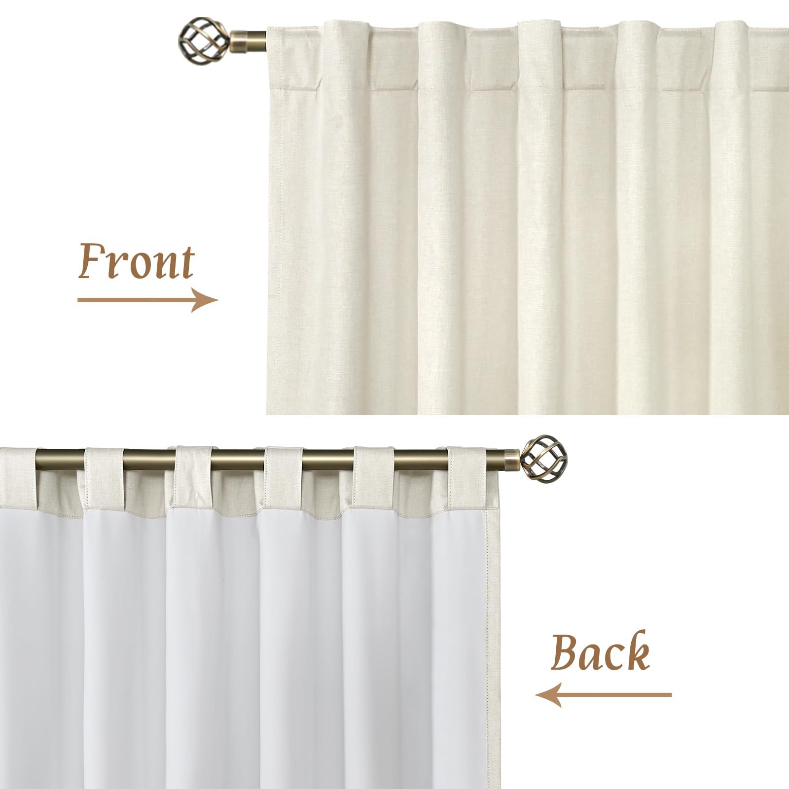 LAMIT easy-hang design fits back-tab or rod-pocket setups.