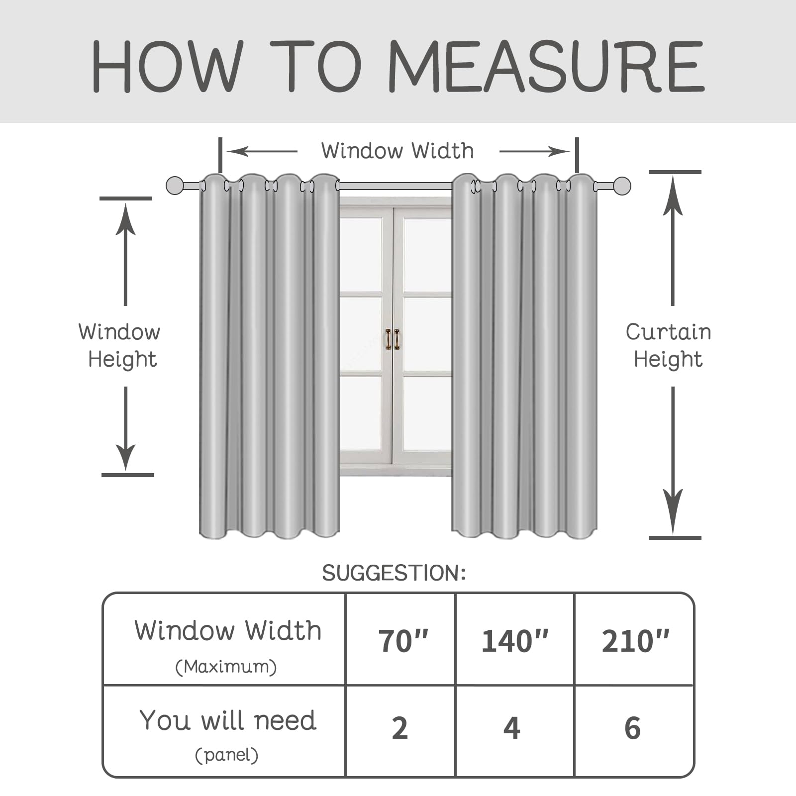 LAMIT linen curtains easy glide for versatile hanging.