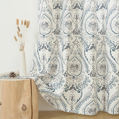 LAMIT linen curtains enhance privacy while keeping air flow.