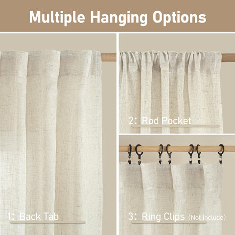 LAMIT curtains light-filtering diffusion creates a gentle glow and preserves view
