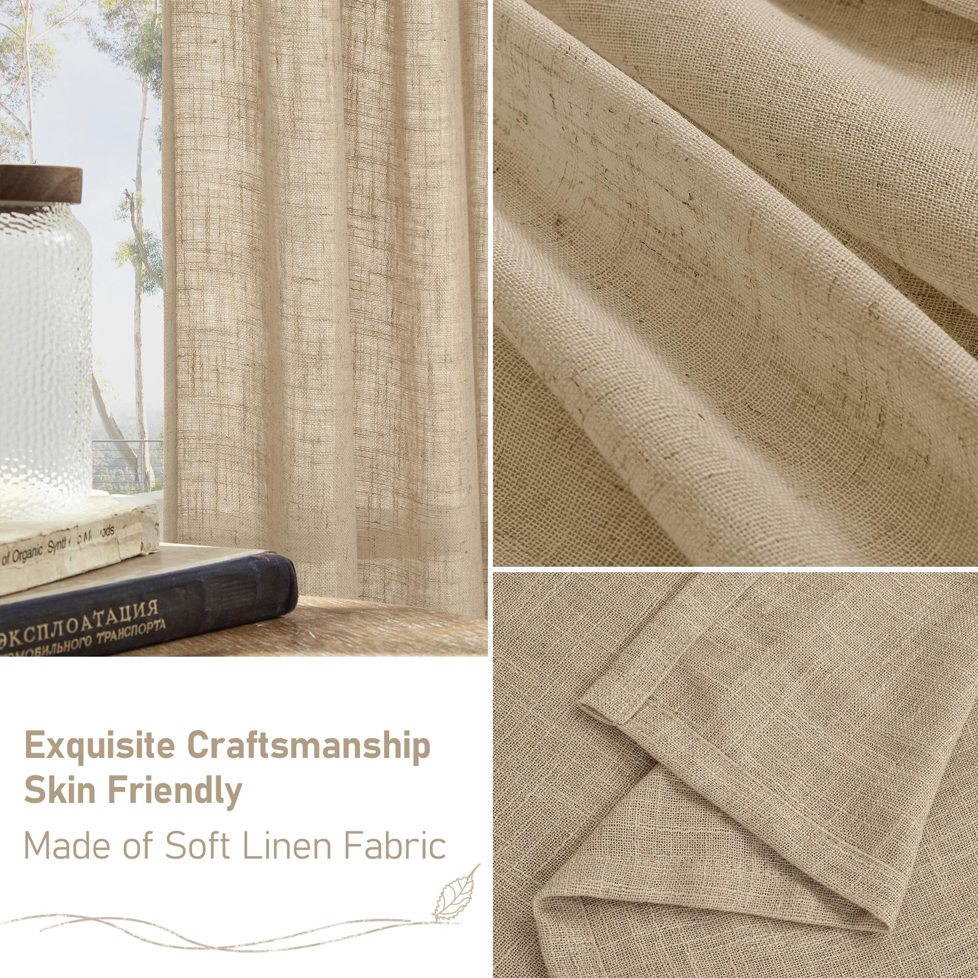 LAMIT living room curtains offer elegant decor suitable for year-round use.