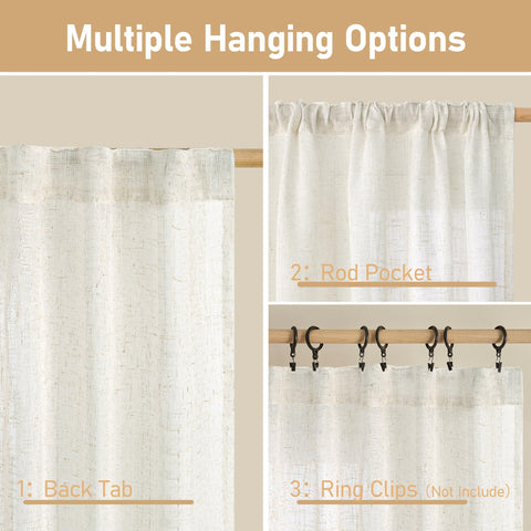 LAMIT living room window drapes create a relaxed, stylish backdrop.