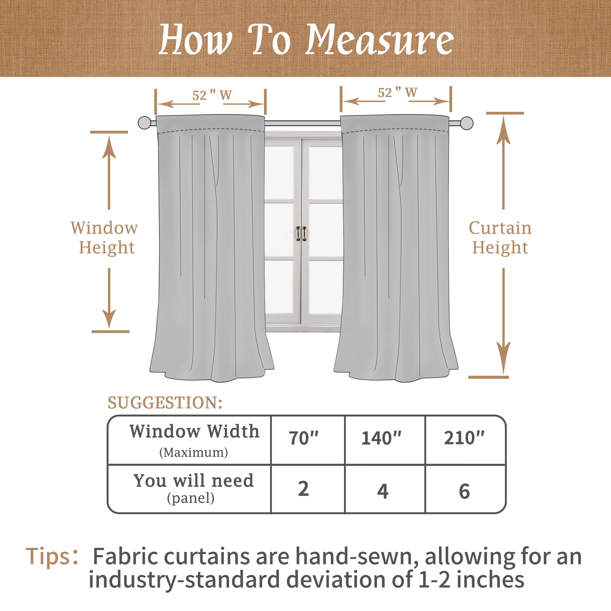 LAMIT machine-washable ivory curtains simplify upkeep and refresh any room.