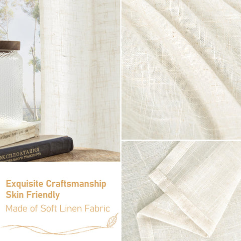 LAMIT machine-washable curtains for simple care and upkeep.