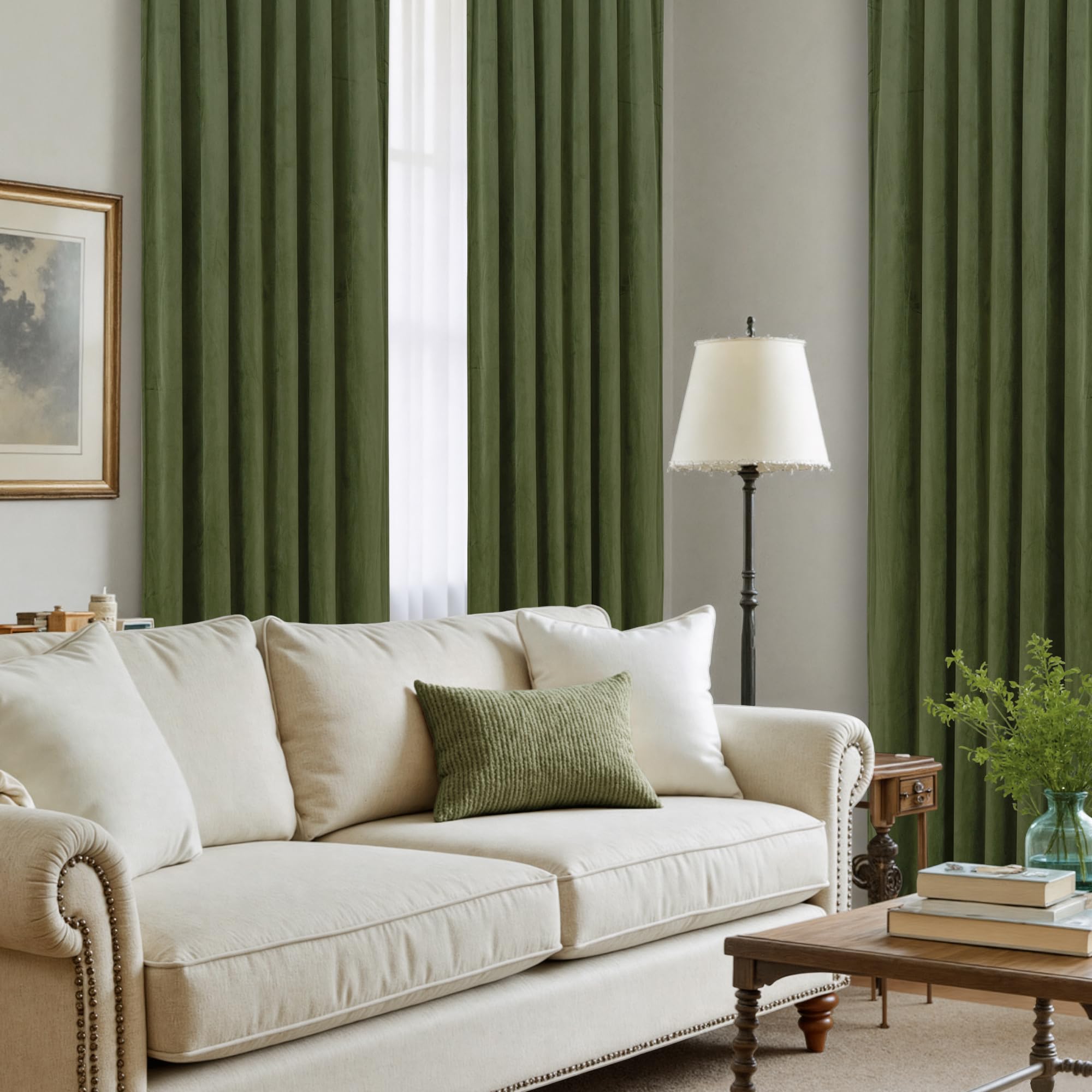 LAMIT Velvet curtains provide light-blocking for softer, glare-free evenings
