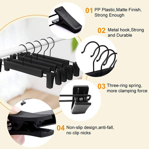 Lamitocs 360-degree swivels enable effortless access to clothes.
