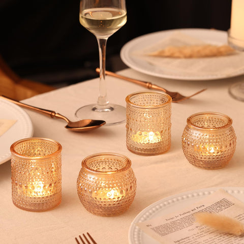 LAMORGIFT multi-event gold candle holders suit various occasions