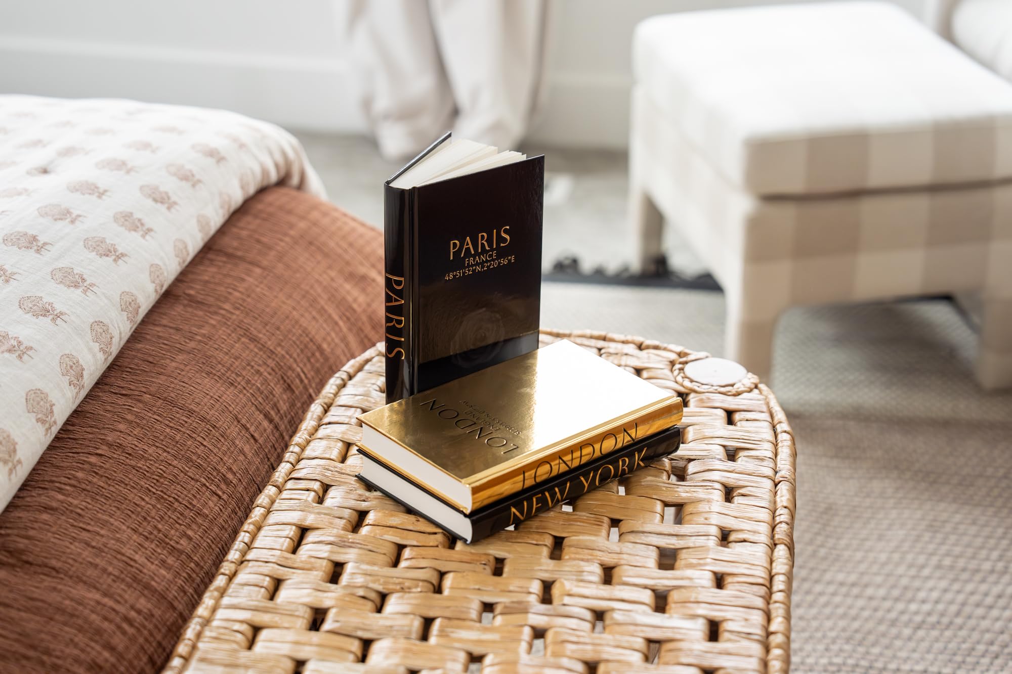 Lamour Home Decor decorative books transform ordinary spaces into curated accents.