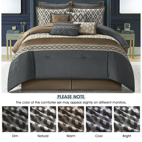 LANCO Modern Lifestyle bedskirt 78x80 with 15 inch drop for a clean bed frame.