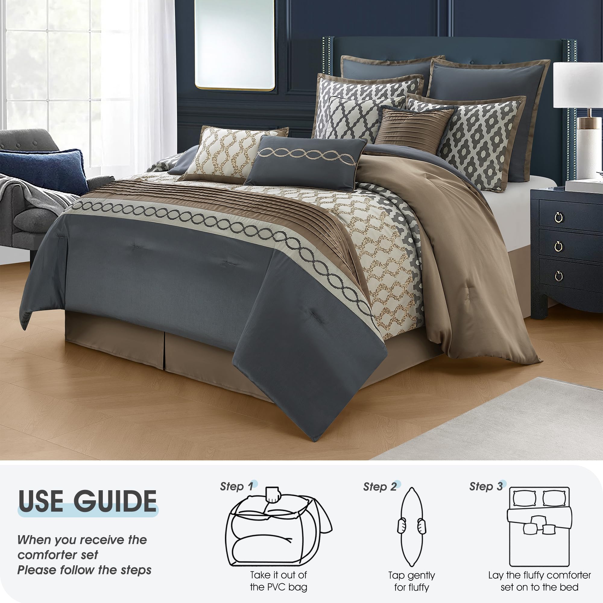 LANCO Modern Lifestyle decorative pillows assortment for personalized room styling.