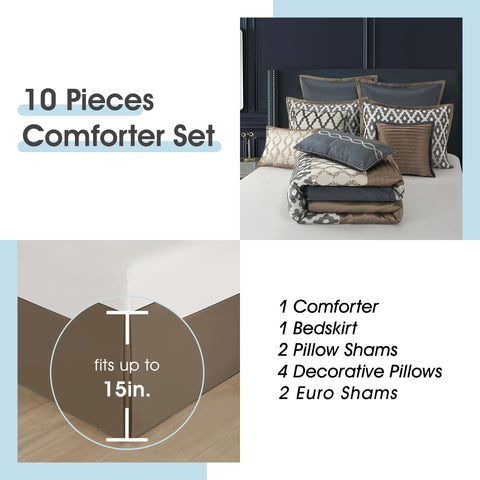 LANCO Modern Lifestyle pillow shams 36x20 for cohesive bedding styling.