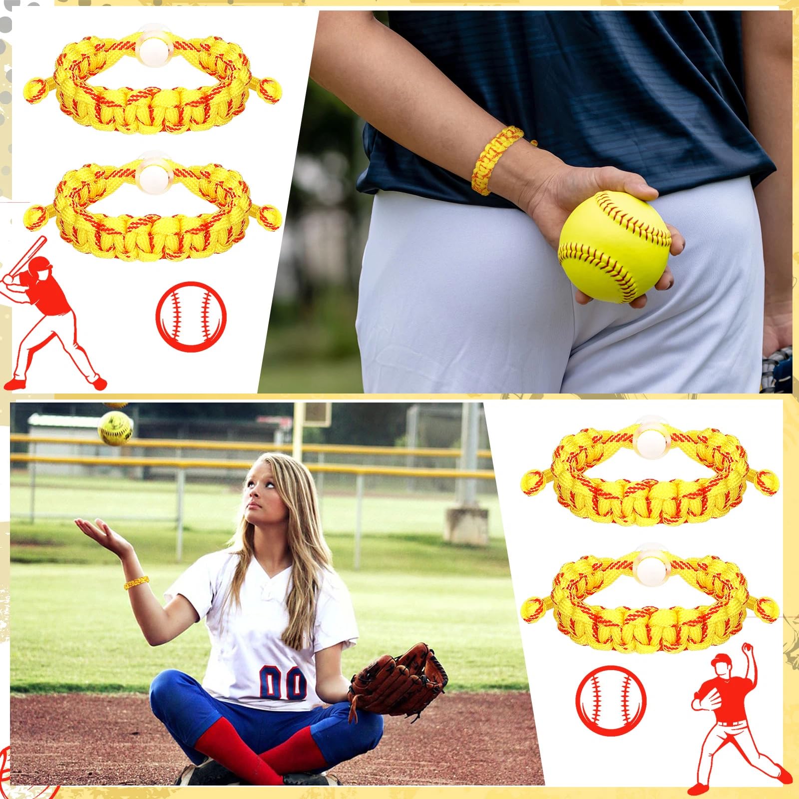 Landical gift-ready woven bracelets for teammates or supporters.