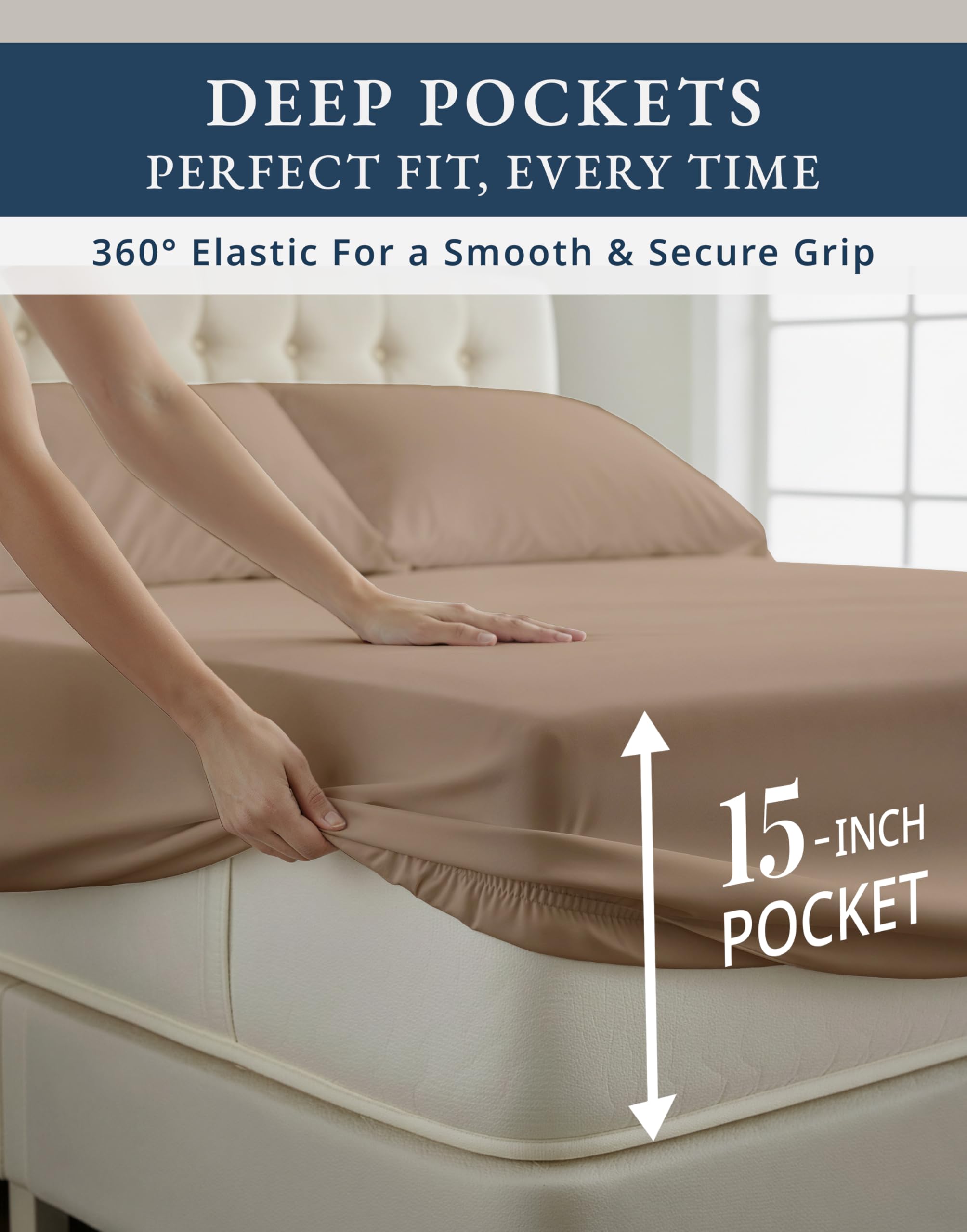 LANE LINEN 100% Egyptian cotton fabric offers lasting softness and premium quality