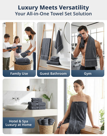 Lane Linen 550gsm cotton towels feel substantial yet lightweight for daily use.