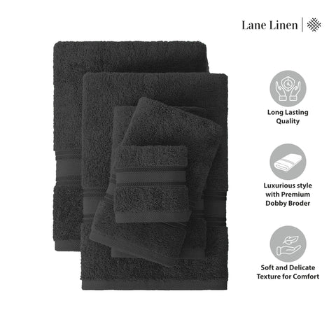 Lane Linen 550 GSM cotton construction shows durable, plush feel