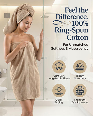 Lane Linen bath sheet 35 by 66 inches, soft and quick-drying for indulgent baths