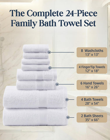 Lane Linen bath sheets 35x66 inches laid out for luxurious lounging after a bath.