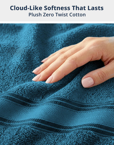 LANE LINEN bath towel 28x54 provides generous coverage.