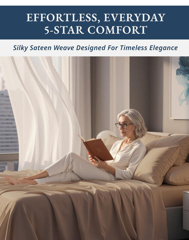 LANE LINEN breathable cooling weave helps hot sleepers stay comfortable