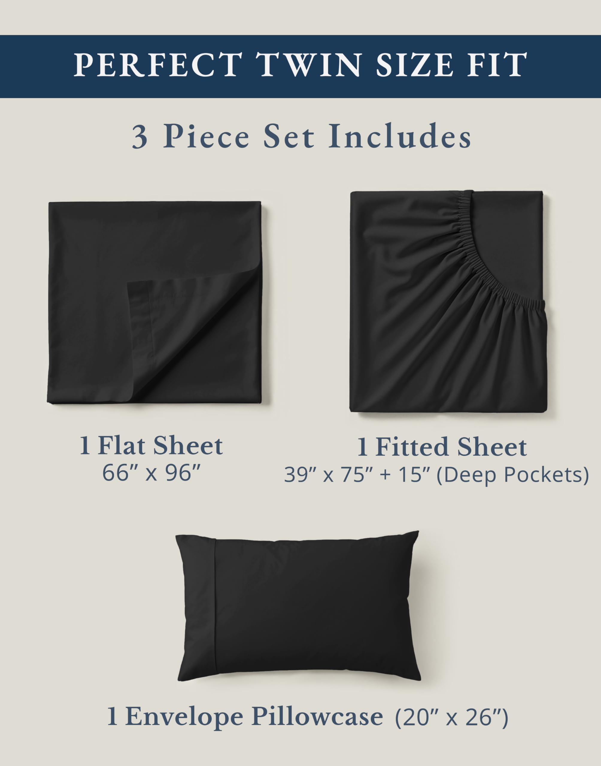Lane Linen breathable percale weave keeps you cool and comfortable all night.