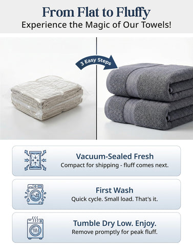 Lane Linen 12x12 washcloths deliver gentle exfoliation and absorbency