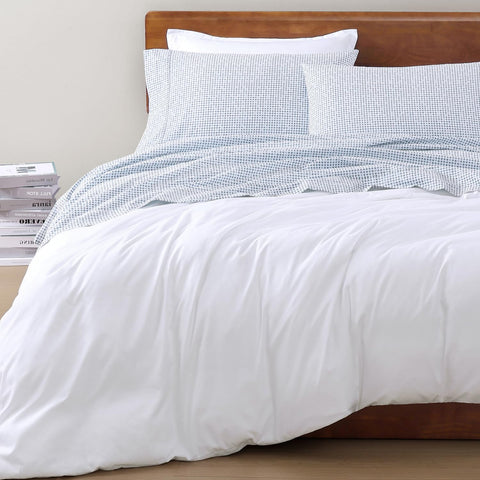 Lane Linen easy-care cotton sheets stay soft after washing.