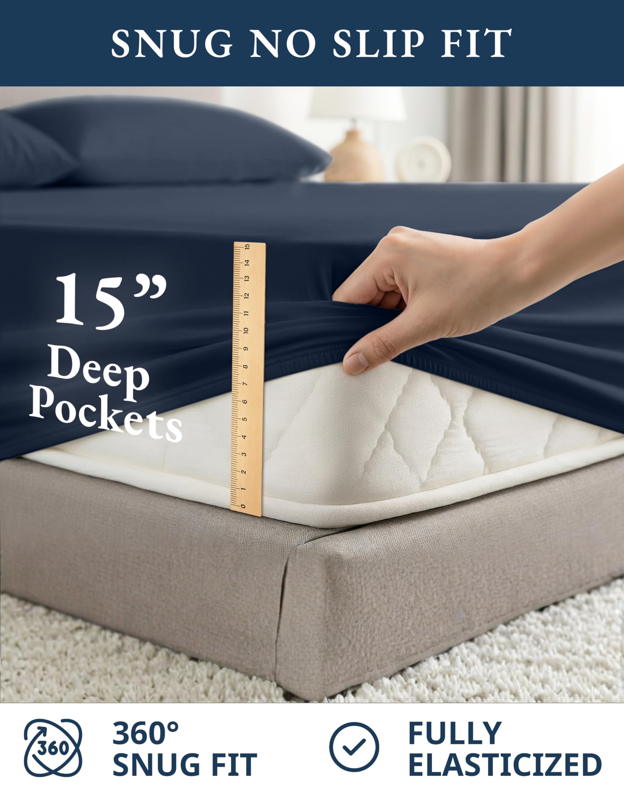 LANE LINEN fade-resistant durability test illustration for long-lasting sheets.